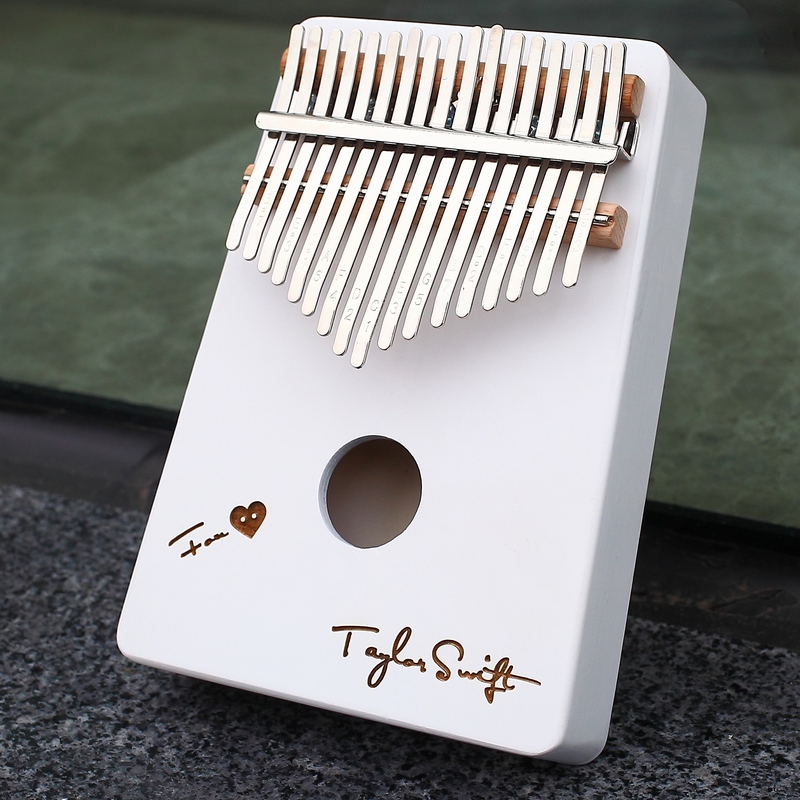 KERUS weiß Kalimba 17 Tasten Holz Tragbare Mbira Finger Klavier für freundlicher und klavier Anfänger Musical Instrumente