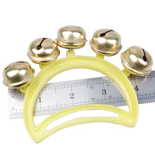 Handle Bells Shaker 5 Jingle Bells Education Musical Toys for Boys And Girls