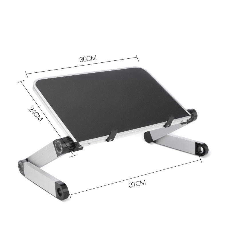 Mesa plegable y portátil de aleación de aluminio, ajustable, plegable, para ordenador portátil, mesa de ordenador portátil, mesa de escritorio plegable