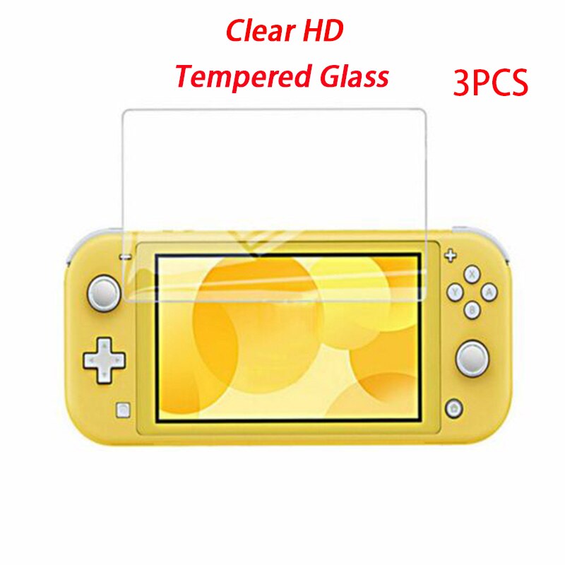 5PCS Protective Glass For Nintendo Switch Tempered Glass Screen Protector For Nintendos Switch NS Glass Accessories Screen Film: 3pcs