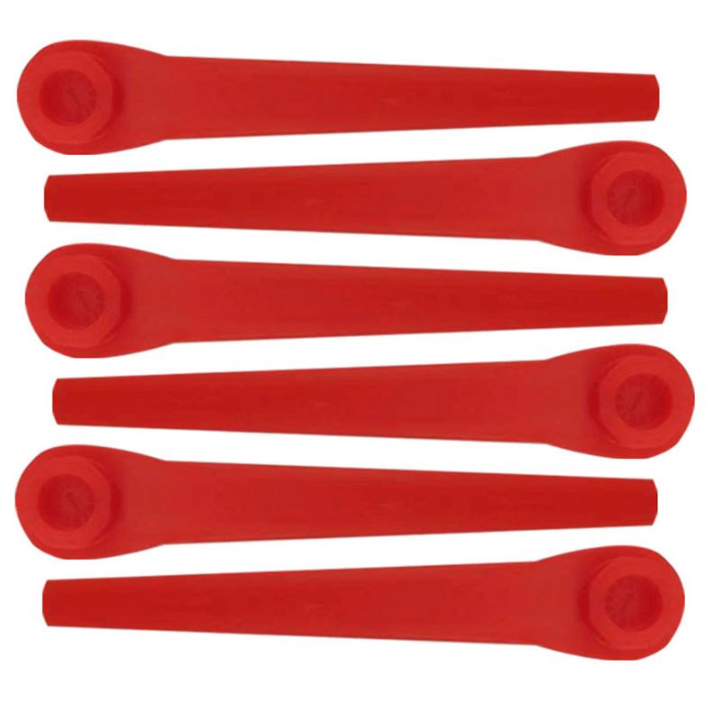 100 uds, cuchillas de plástico para cortar césped, cuchillas de repuesto para cortacésped, herramienta de jardín E7CB