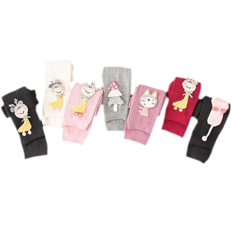 Baby Herfst Winter Panty Baby Peuter Kid Meisje Geribbelde Kousen Katoen Warm Panty Solid Candy Kleur Strakke 0-5Y