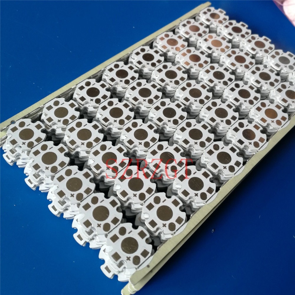 50 pcs 1000 stks/partij LED PCB koellichaam 20mm LED aluminium bodemplaat high power LED kralen radiator Gebruik voor 1/3/5 W lamp LED chip
