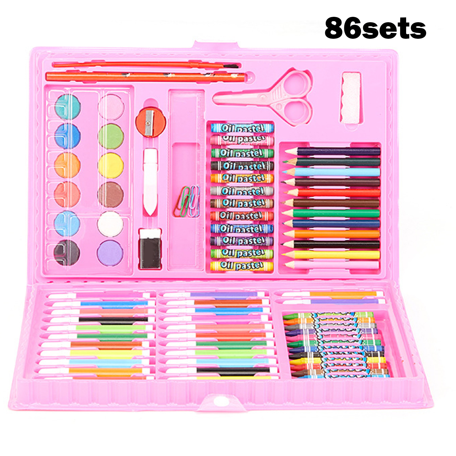 CRAYOLA 52-0048 – Pastelli Assortiti 48 Colori – Atossici, Perfetti Per Scuola E Disegno Creativo