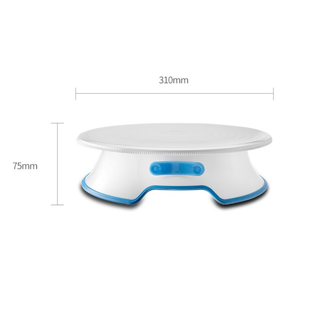 Buy Cake Turntable Get Scraper Free Cake Decorating Tool Rotating Revolving Turntable Round Rotator Spinner Rotary Table