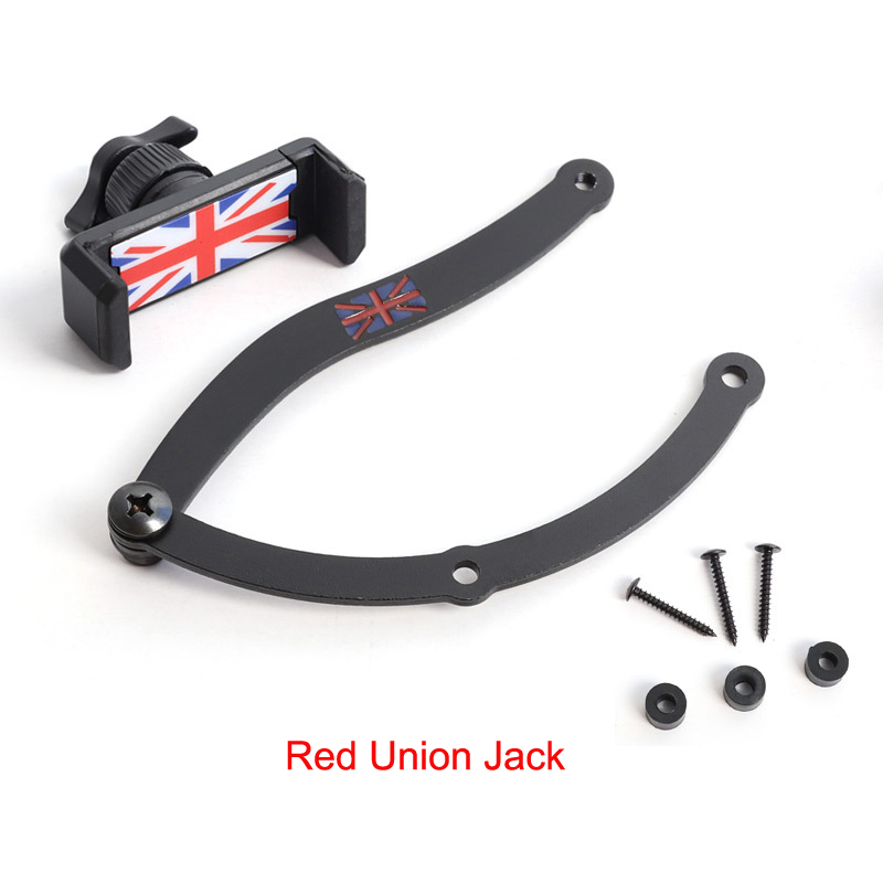 Pour MINI Cooper R50 R52 R53 R55 R56 R57 R60 R61 F54 F55 F56 F57 F60 support de téléphone pour voiture support GPS Mobile Clip: Black