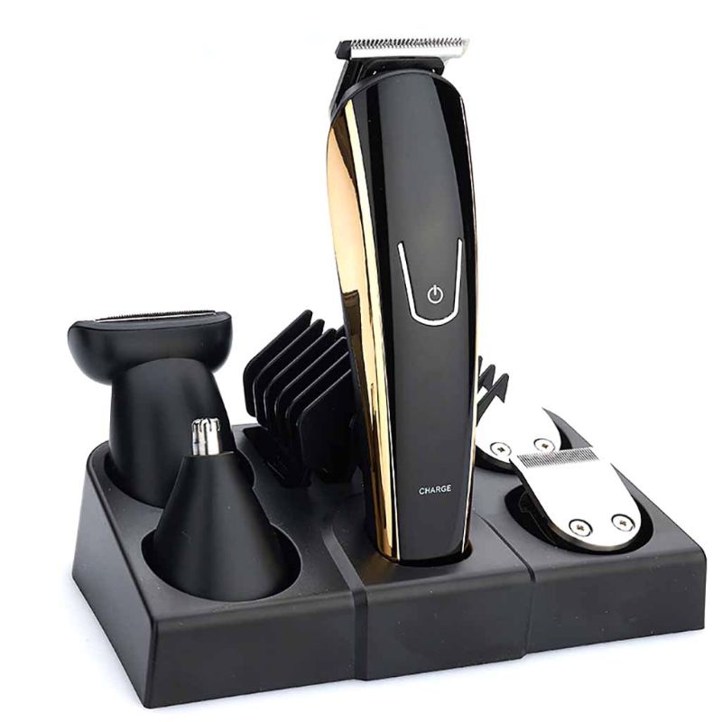 O Envio gratuito de Cabelo Elétrico Clippers Set para Homens USB Sem Fio de Cabelo Elétrico Trimmer Shaver