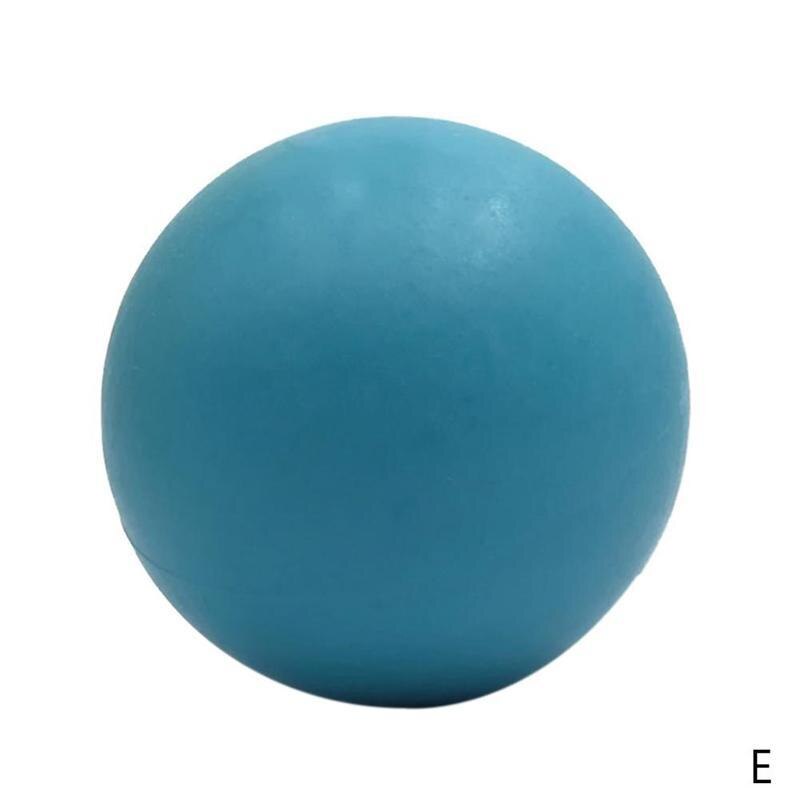 TPE Lacrosse Ball Fitness Relieve Trigger Point Training Fascia Ball Massage Ball Hockey Y3I1: Blue