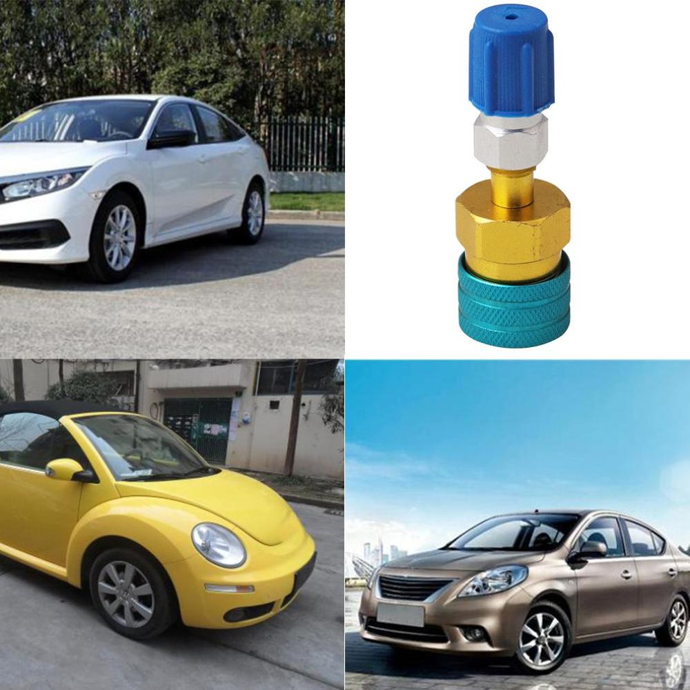 Car Air Conditioning Charge R1234YF To R134A Fast Low Side Coupler Alloy R12 To R134A Hose Adapter Joint