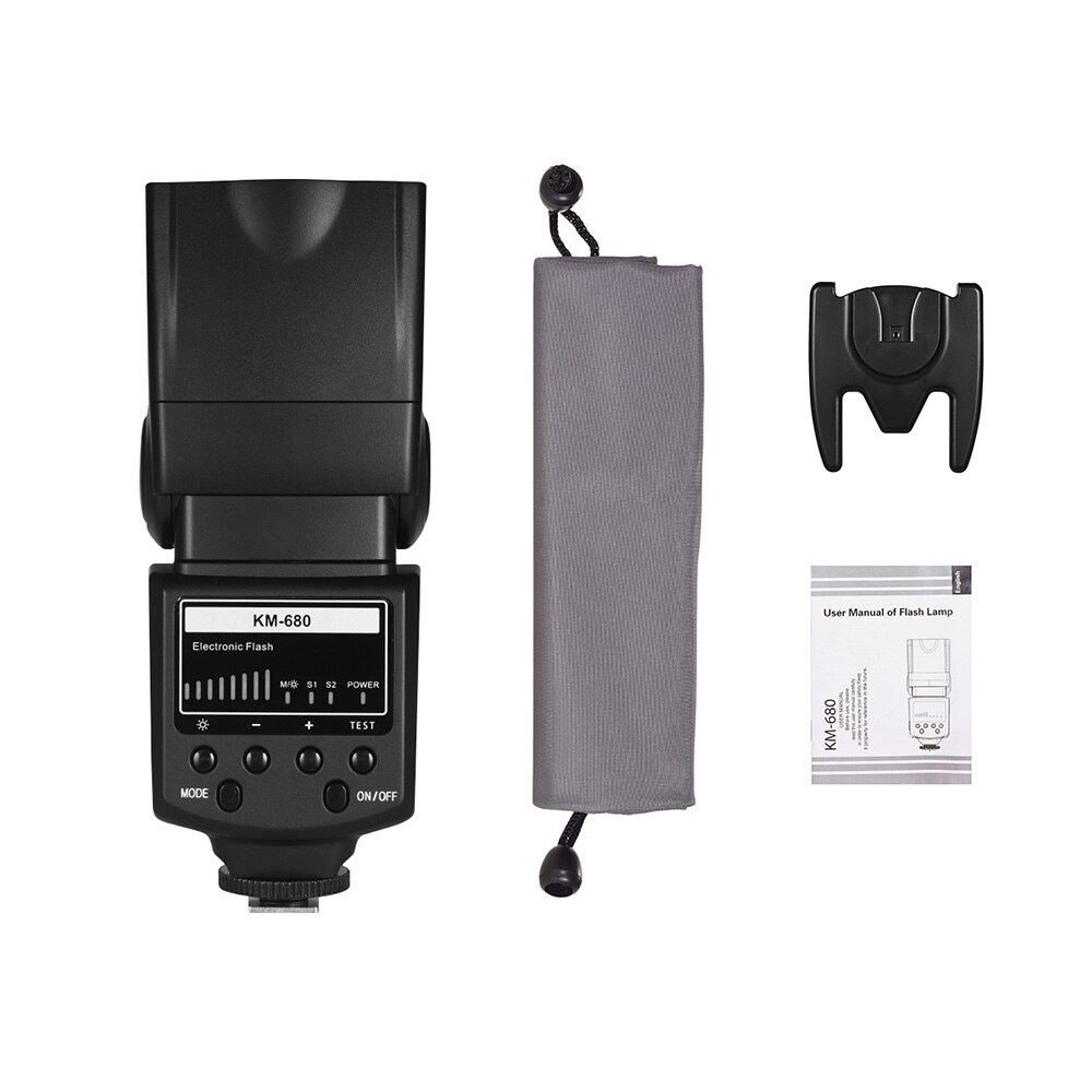 Blitzlys på kameraet speedlite speedlight med justerbar lysstyrke led-fyldningslys skomonteringslysstativ