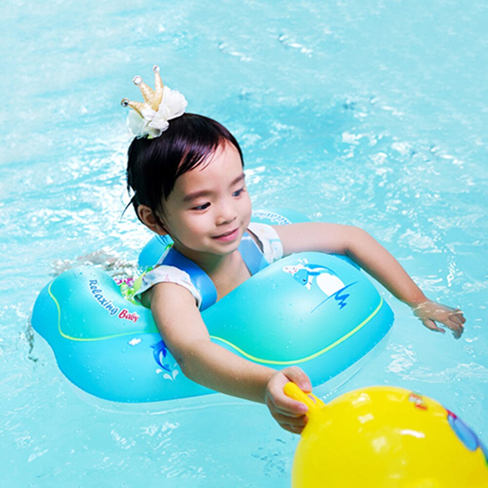 Kids Baby Swimming Ring Inflatable Floating Infant Ring Toddler Inflatable Ring Underarm Lifebuoys Pool Sitting Ring