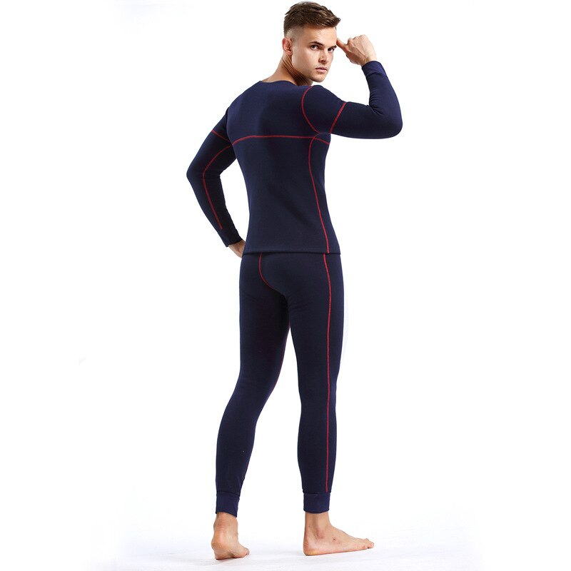 Ropa interior térmica para hombre, conjuntos de Calzoncillos largos, medias térmicas de algodón, ropa interior de compresión larga para invierno