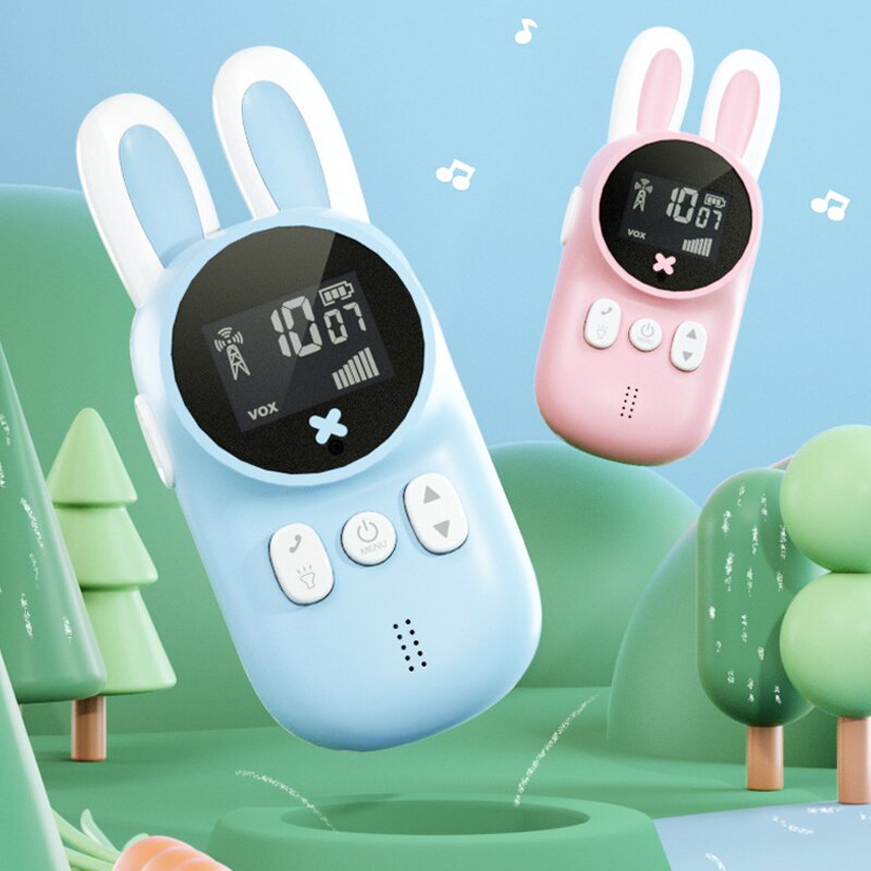Walkie Talkie portátil para niños, juguete de Walky Talky, Radio bidireccional, juguete para niños de 4 a 12 años, para interiores y exteriores, senderismo y aventura