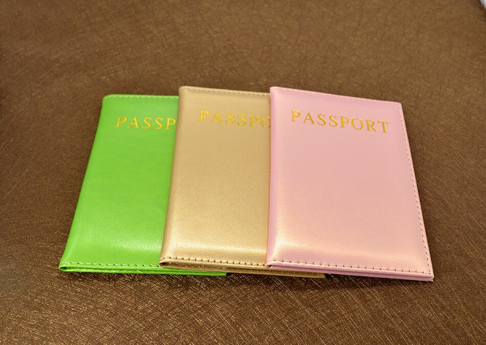 Travel Women Passport Cover Cute Top Leather Pu Passport wallet and case pochette passeport uk russia