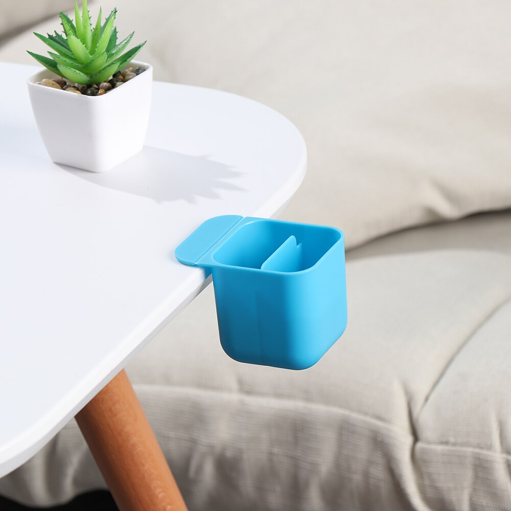 Pencil Holder Pen Case Adhesive Desktop Organizer Office Decor Container Pen Pencil Stationery Storage Holder