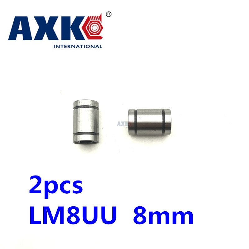 2 stks/partij LM8UU Lineaire Bus 8mm lineaire kogellager Lineaire Lager 8mm 3d printer onderdelen LM8 cnc onderdelen