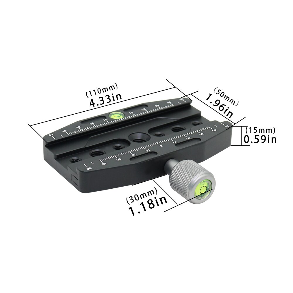 thumbnail image 2 of 25mm Arca-Swiss Type Clamp With Quick Release Plate – For Fuji X-T30II, X-T20, X-T10 2 of 4