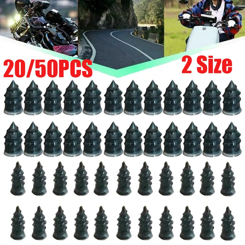20/50Stck Vakuum Reifen Reparatur Nagel Für Motorrad schlauchlos Reifen Reparatur Gummi NäGel Selbst-reifen Reparatur Reifen Film Nagel Tragen Resistanc