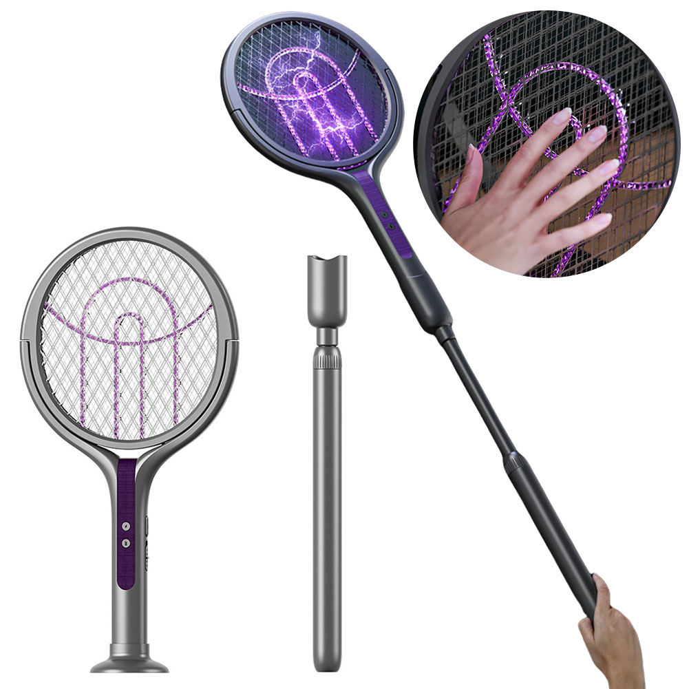 Mosquito Killer Electric Mosquito Racket Fly Swatter Killer USB Rechargeable Mosquito Killer Portable Electric Mosquito Swatter