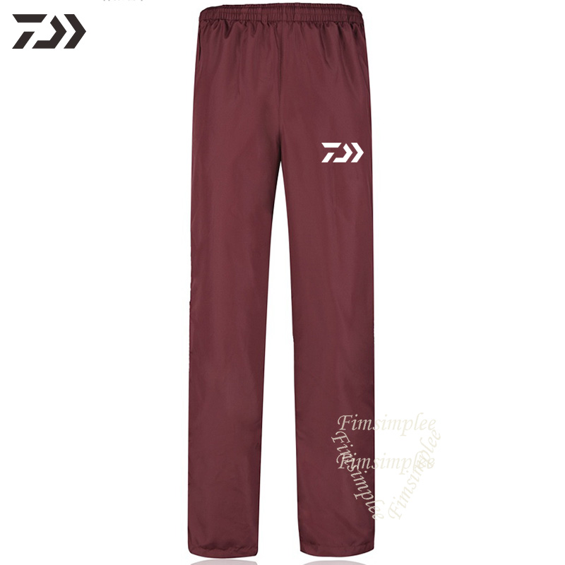 Waterproof Pant Daiwa Windproof Thermal Outdoor Fishing Pants Unisex Solid Running Hicking Quick Dry Spring Fishing Clothes Men