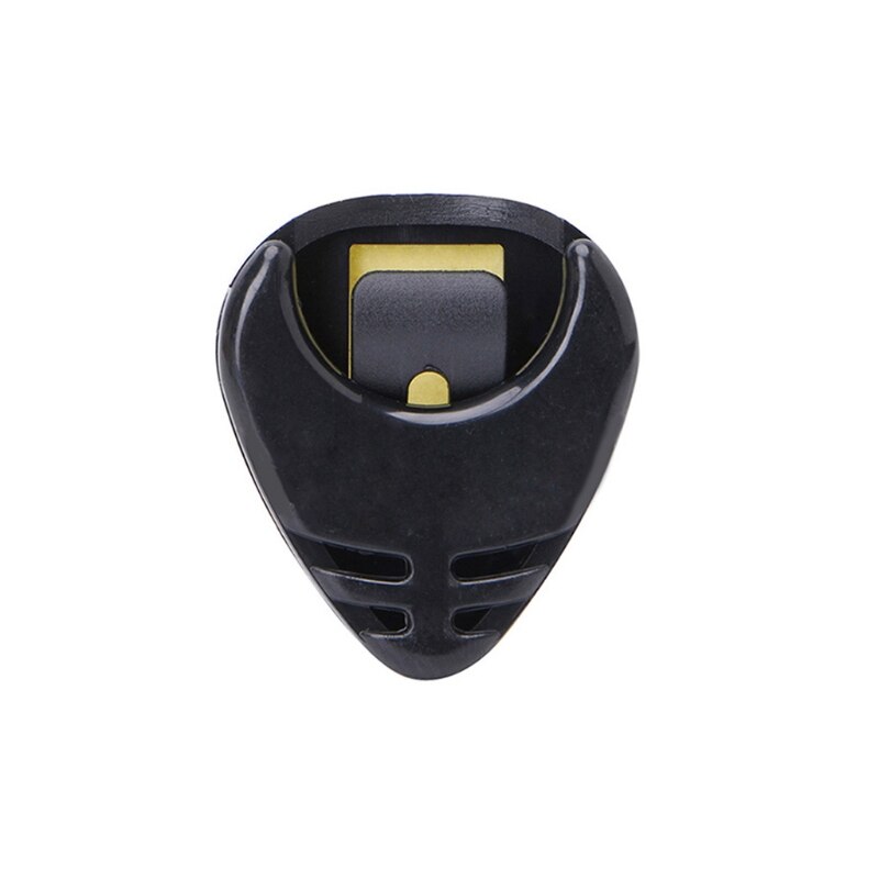 Draagbare Plastic Gitaar Plectrum Houder Zaak Box Akoestische Hartvormige: Default Title