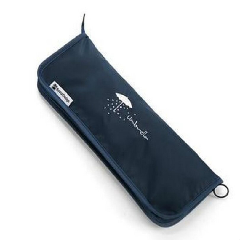 Funda impermeable para Exterior, bolsa de absorción de agua interna para paraguas, cubierta de paraguas, tapa de lluvia, bolsa de viaje al aire libre: Color negro