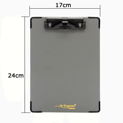 Hotel Restaurnt Clip Folder, A5 size Clipboard with metal corner protector: Style A