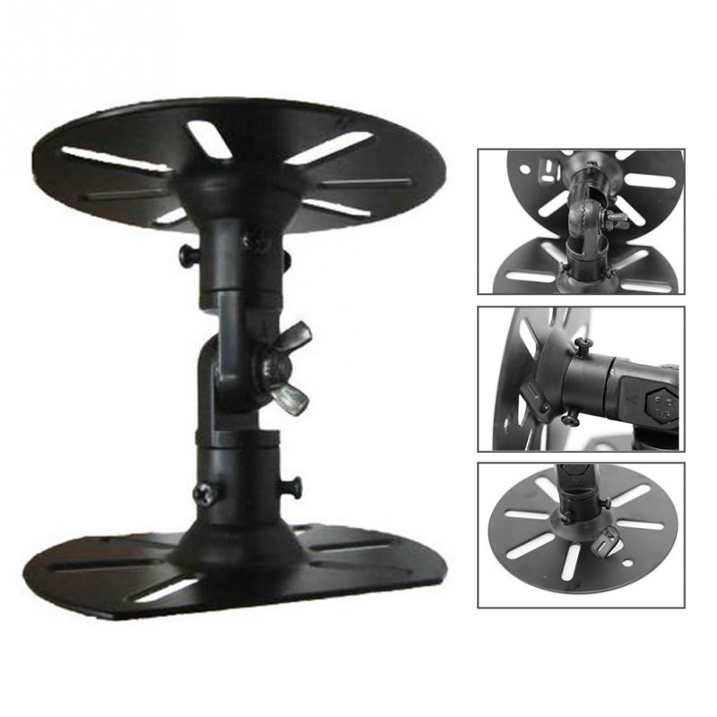 2pcs Universal Speakers Holder 180° Adjustable Sound Speaker Wall Mount Bracket Steel 22KG Plate Loudspeaker Support Holder