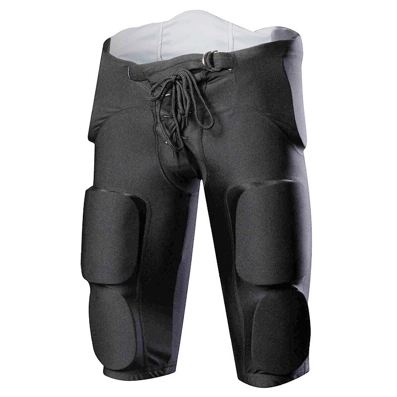 Pantalones de fútbol americano para niños, pantalones de protección contra golpes de Rugby, equipo de protección deportivo, absorbe la humedad