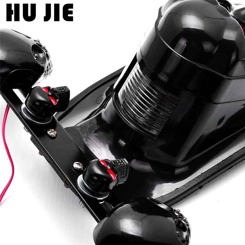 Motorrad Schädel Bremse Hinten Platte Schwanz Blinker Licht Für Harley Bobber Chopper Schwarz