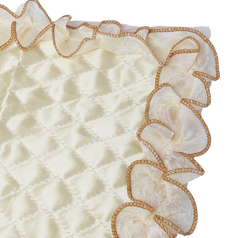 Koronkowy pokrowiec z materiału kuchenka mikrofalowa obejmuje wzór kwiatowy trwała kuchenka mikrofalowa osłony przeciwpyłbyć winnym dekoracje ślubne