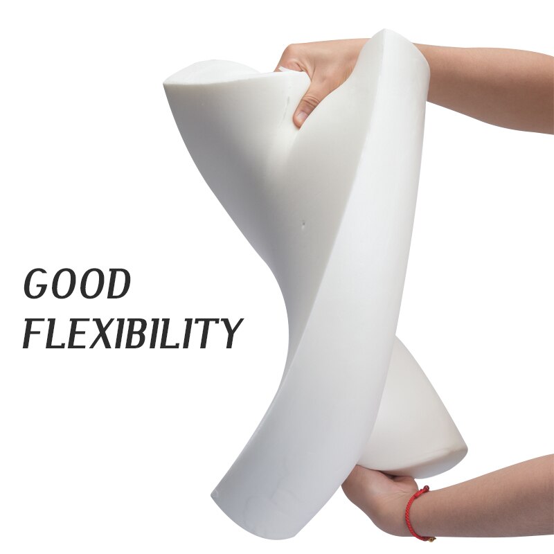 Almohada Ortopédica de Bambú para Dormir, Cojín Transversal de Espuma Viscoelástica, Cervical
