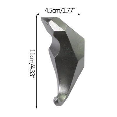 Hook Storage Decorative Clothes Hook Household Bird Storage Hanger Hat Hook Wall Hanging Porch Wall Hanging Key Hooks: Silvery-b