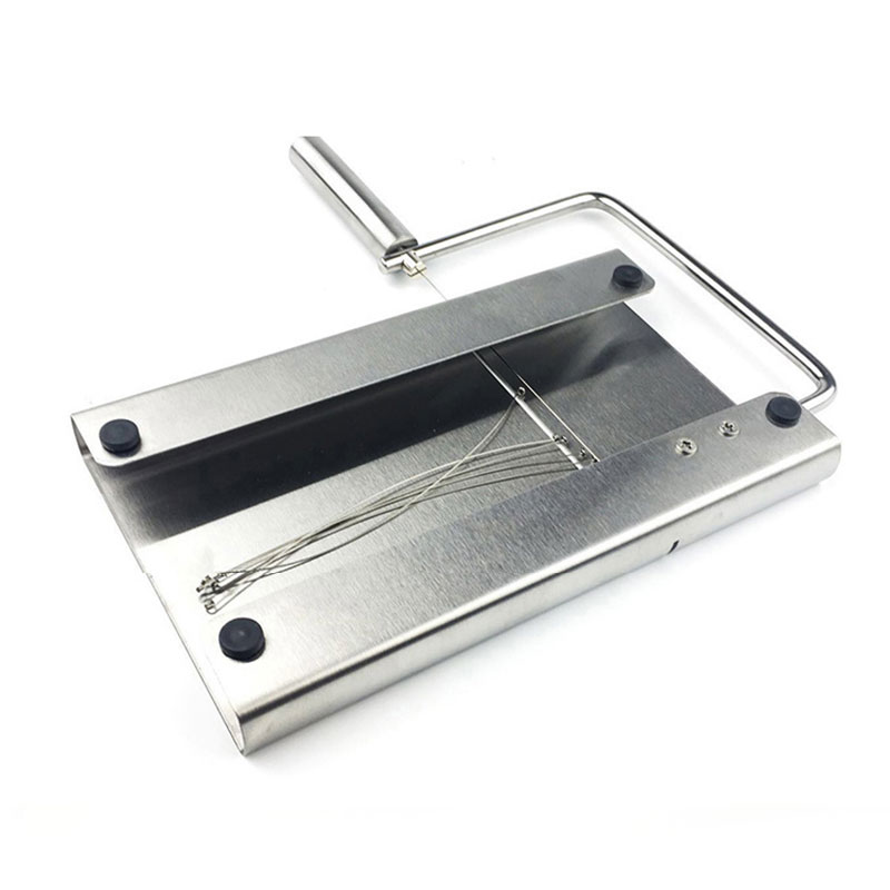 Cheese Slicer Stainless Steel Wire Kitchen Cheese Food Slicer Cheese Cutting Serving Board RT88