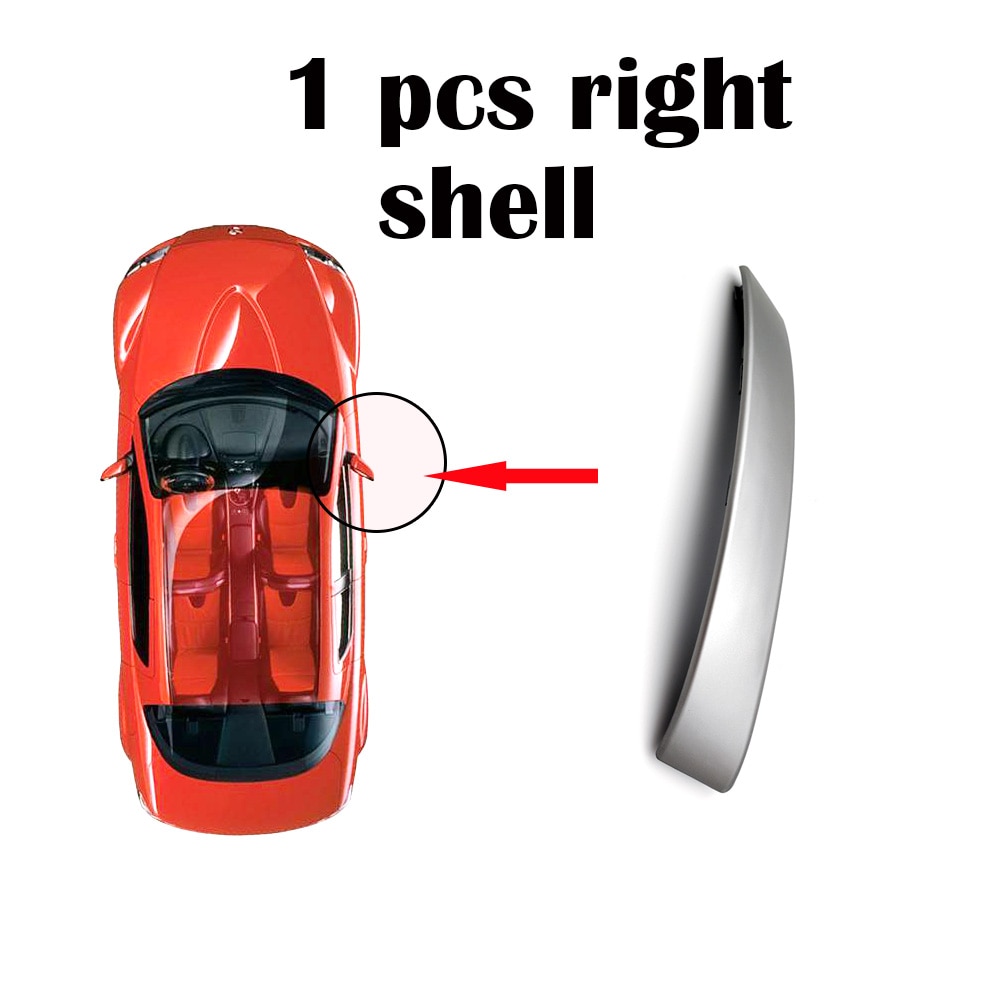 Manijas de puerta Interior de coche partes interiores de Color plata para Nissan Qashqai j10 2007, , , , , 12 13 14: right shell 1pcs