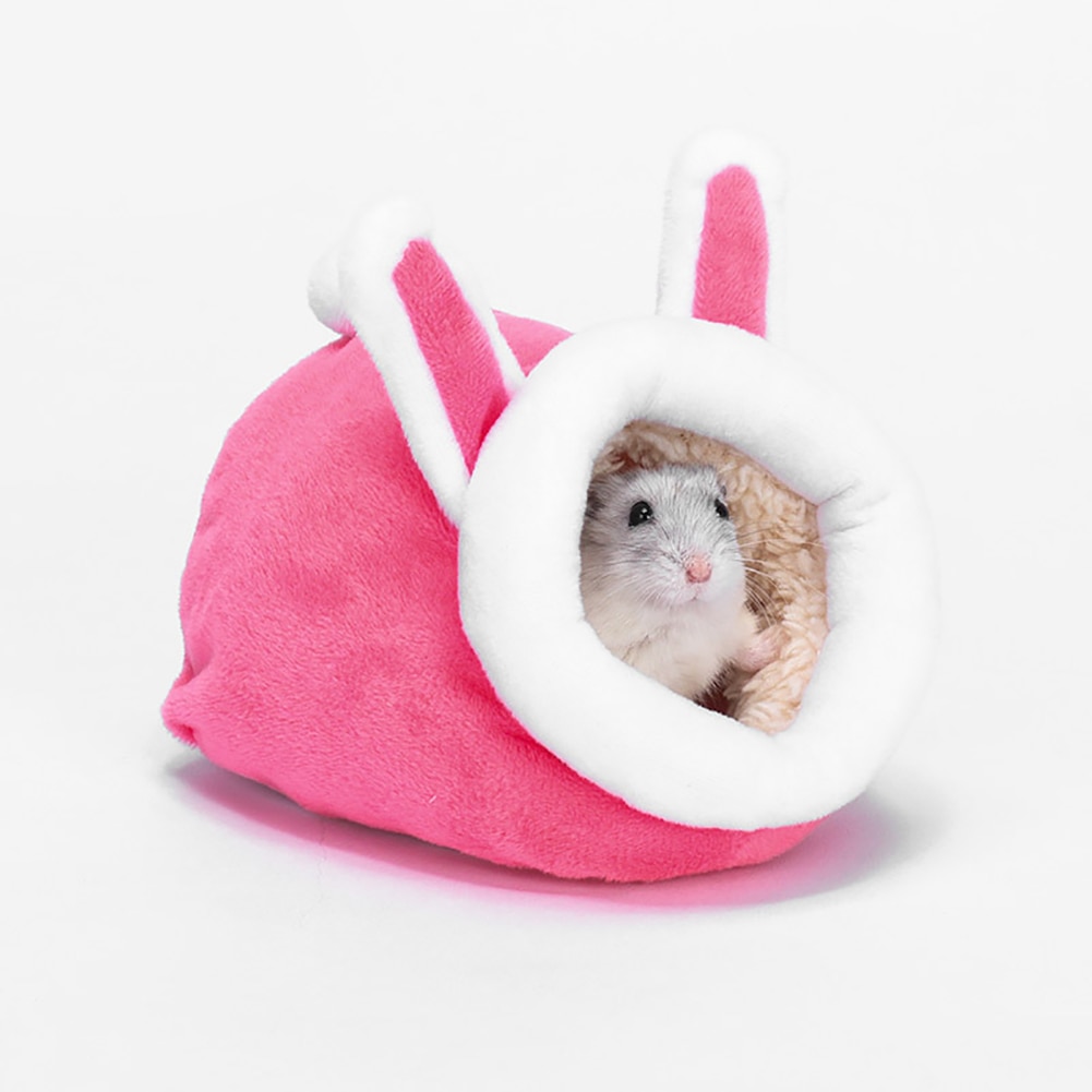Dwerg Hamsters Cavia Huisdier Slapen Bed Kleine Dieren Zachte Egels Warm Huis Nest Makkelijk Schoon Winter Leuke Eekhoorn Draagbare