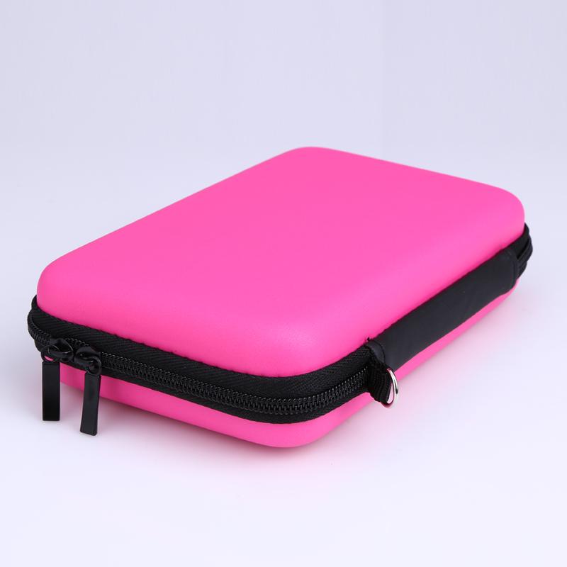 2 cores eva pele carry caso duro para 3ds xl caso portátil bolsa saco de viagem caso capa para nintendo 3ds xl ll acessórios do jogo