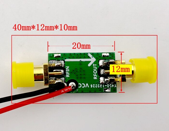 Sgl 0622z low noise high gain low power rf forstærker 5-4000 mhz 32db sma