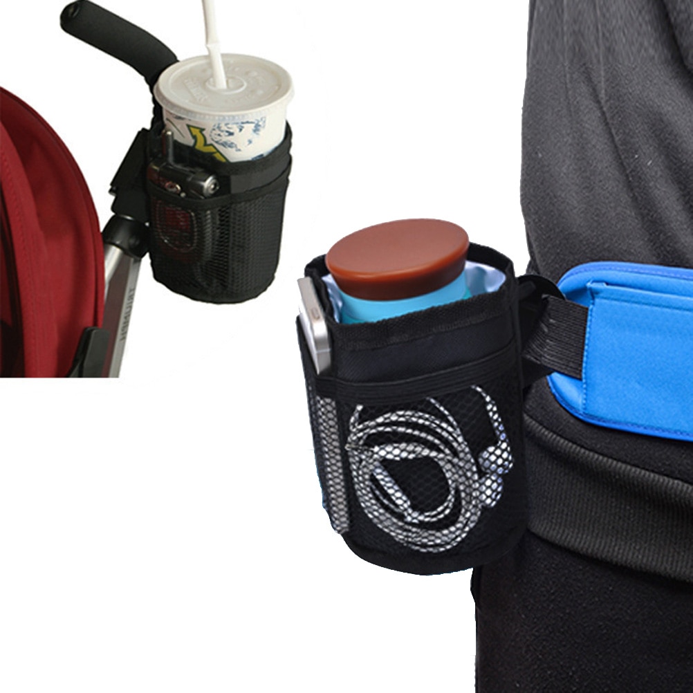 Insulated Stroller Cup Holder Waterproof Attachable Stroller Bottle Holder For Most Bicycle Universal Bottle Bags For Babies #20