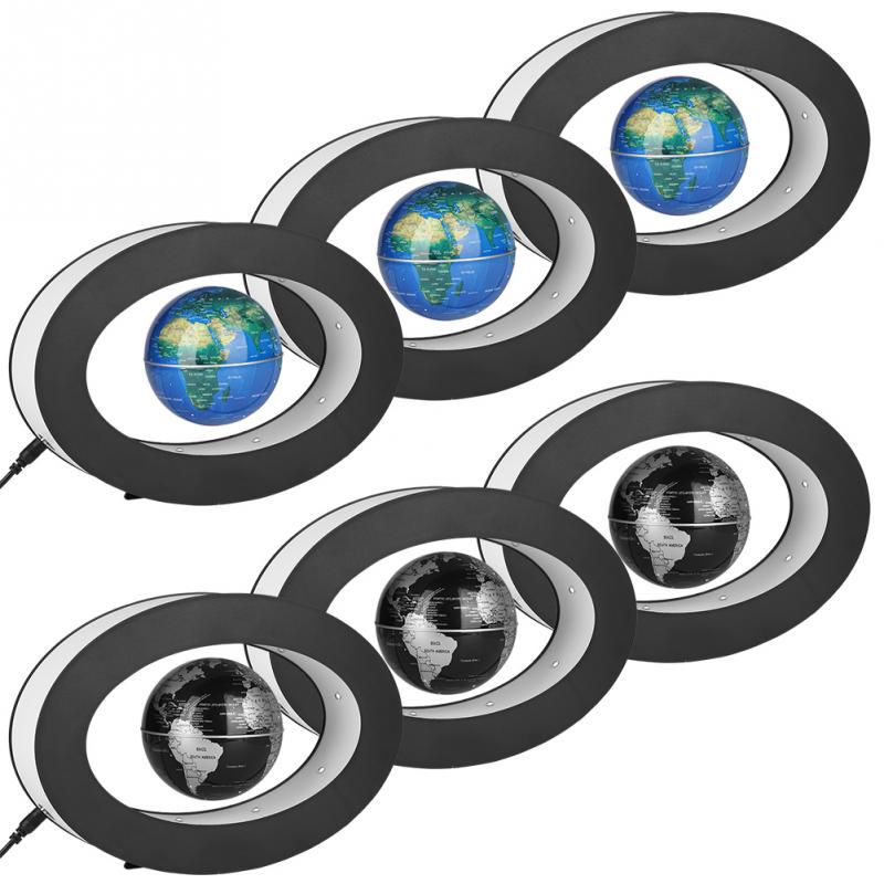 Elektronische Anti Zwaartekracht Globe Magnetische Levitatie Zwevende Globe World Map Led Light Kinderen Leren Home Decor Verjaardag