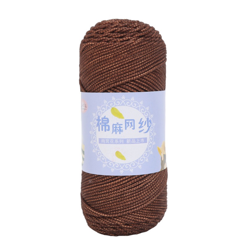2MM Hollow Knitted Crochet Yarns For DIY Handbag Basket Purse Cushion Nylon Cord Polyester Thread Round Rope Line Woven for