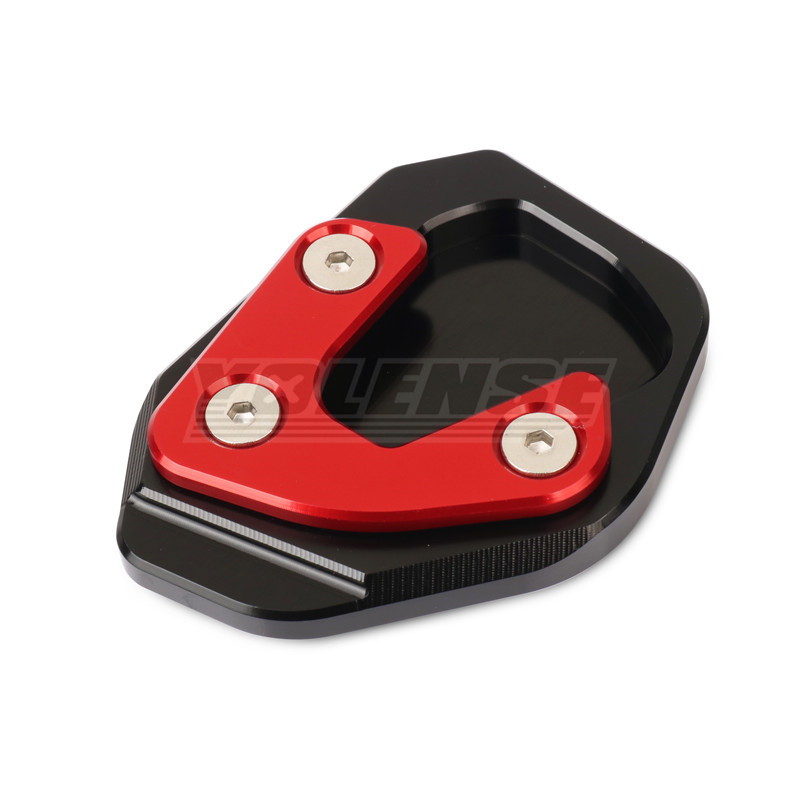 Motorfiets zijstandaard verlengstuk steunplaat vergrotingsstandaard voor qj motor srk 800rr srk 600rs srk 800 rr srk 600 rs: Legergroen