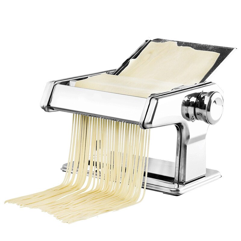 Stainless Steel Pasta Electric Manual Dual Use Noodle Maker Handmade Spaghetti Noodles Press Machine Roller Dough Cutter