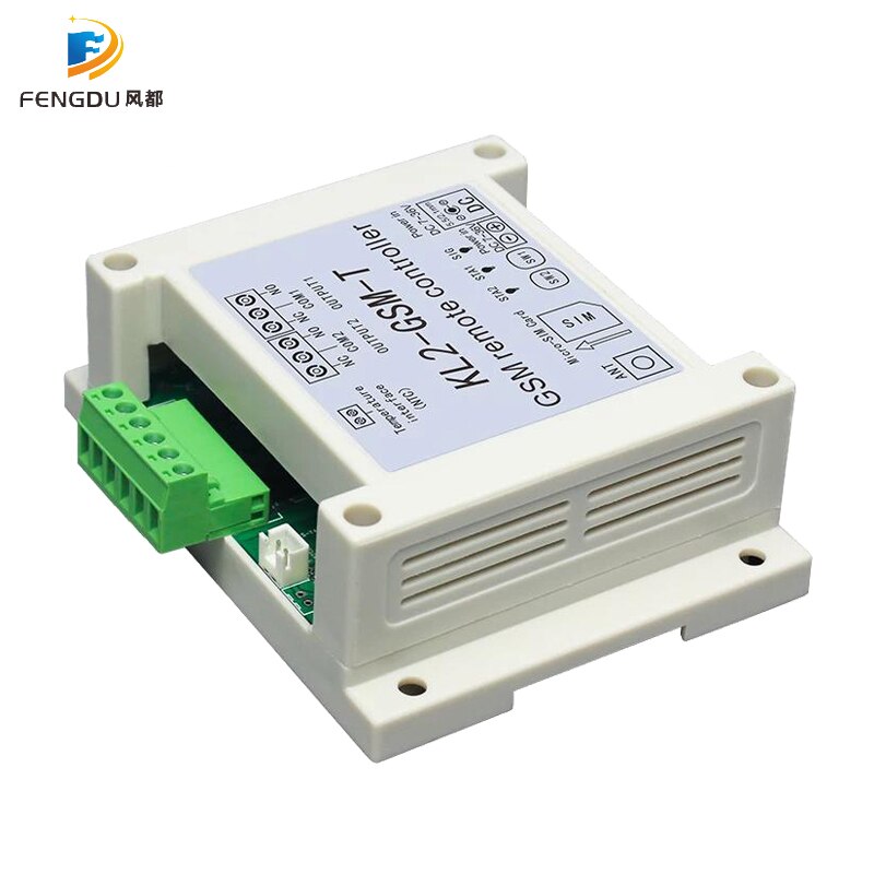 KL2-GSM-T Gsm Afstandsbediening Relais Intelligente Schakelaar Toegang Controller Met 2 Relais Uitgang Een Ntc Temperatuursensor