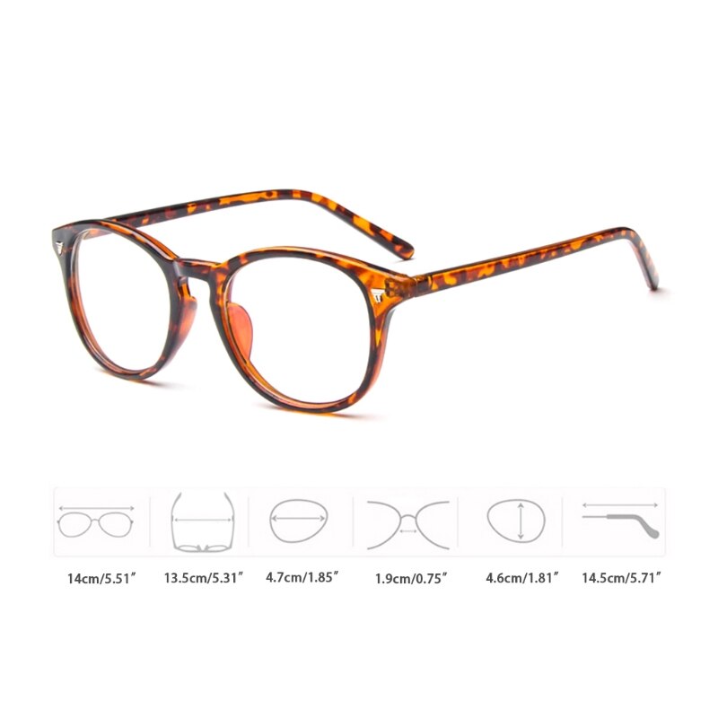 Men Women Unisex Vintage Clear Lens Eyeglasses Retro Glasses Optical Classic Frames Glasses