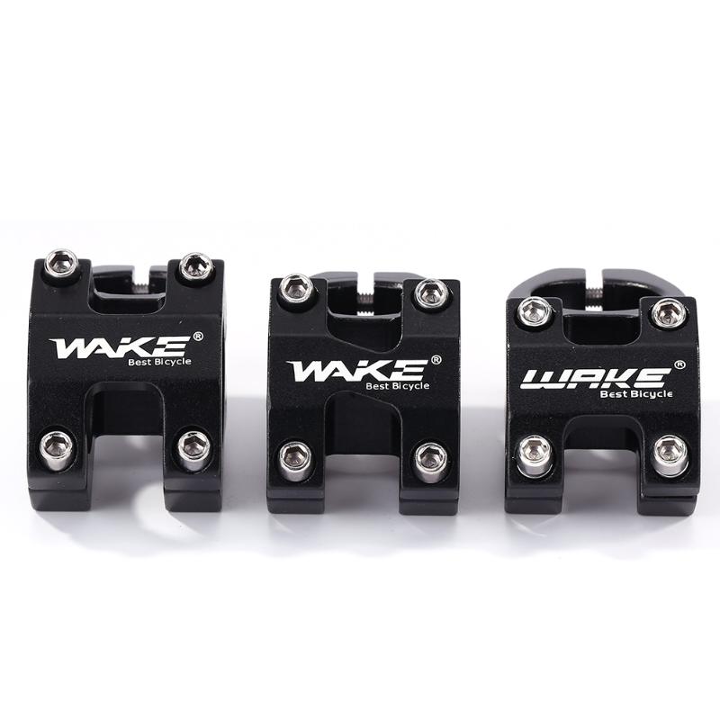 2020new WAKE Bicycle Stem Aluminum Alloy Short Handlebar Stem Riser Fixed adjustable Balance Walking MTB Bike Stem Bicycle Parts