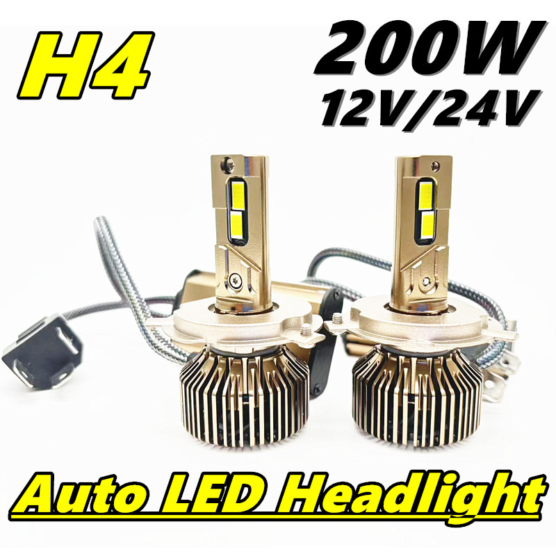 2 kpl  d2s d4s led-ajovaloa  d2h led-ajovalon polttimoa 20000lm supervalkoista valoa 12v auton ajovalon polttimoa 200w h1 h7 h4 h11 9005 9006