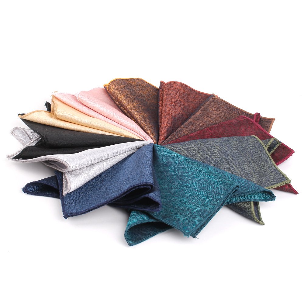 Solid Pocket Square For Men Women Suits Chest Towel Handkerchief Gentlemen Hankies Wedding Handkerchiefs Pocket Towel