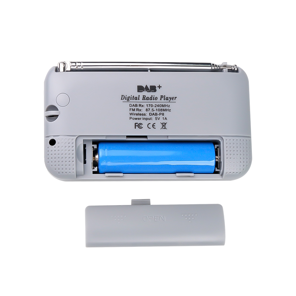 Tragbare Digitale DAB-P8 DAB + FM Radio Player Empfänger W/Bluetooth Stereo Lautsprecher Outdoor FM Empfänger Musik-Player Mit batterie