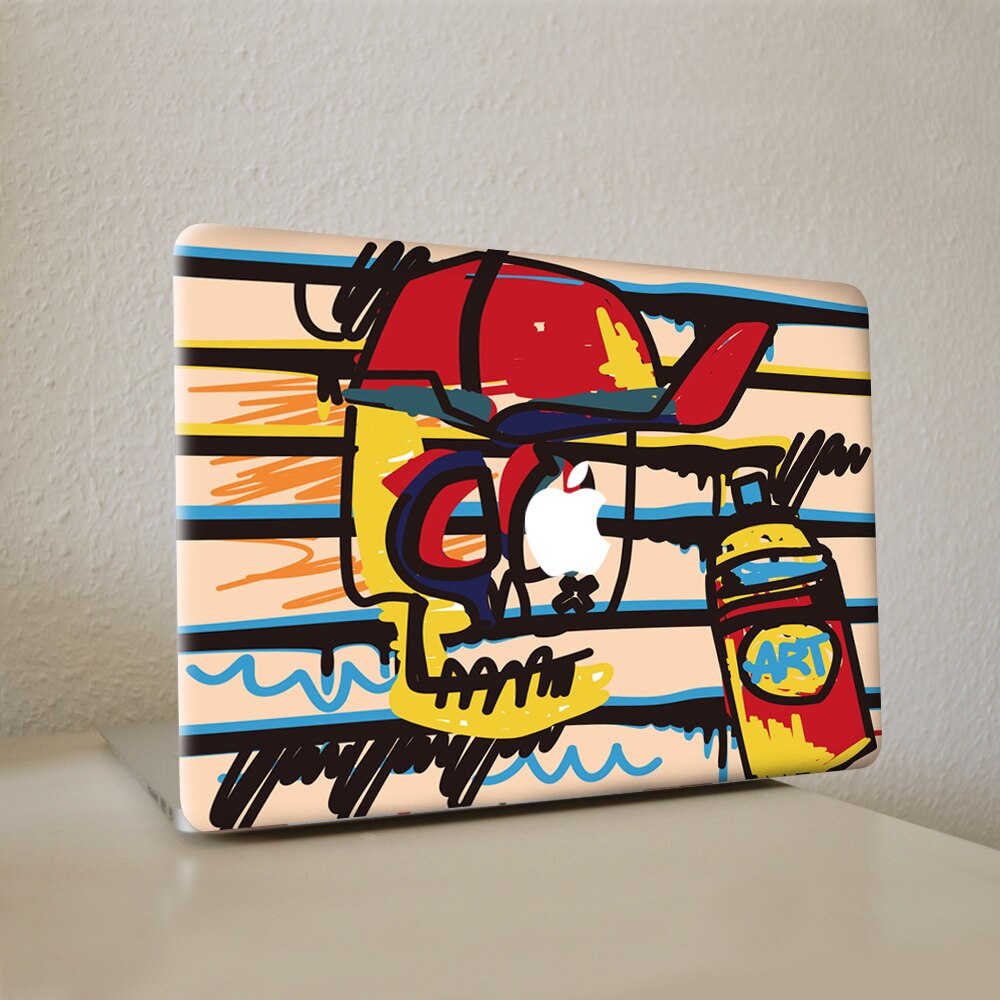 Autocollant Graffiti pour ordinateur portable, pour MacBook Air Pro Retina 11 "13" 15 ", coque en vinyle, couverture complète